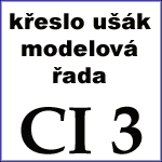 křeslo ušák modelová řada CI 3