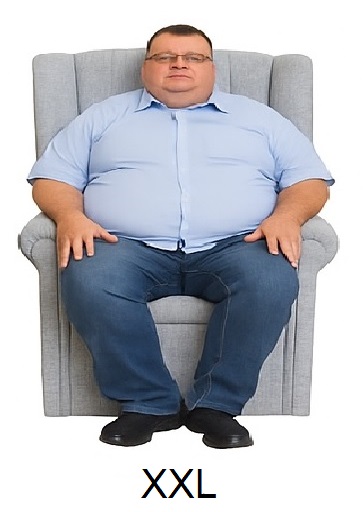 křeslo ušák XXL, pro velké postavy